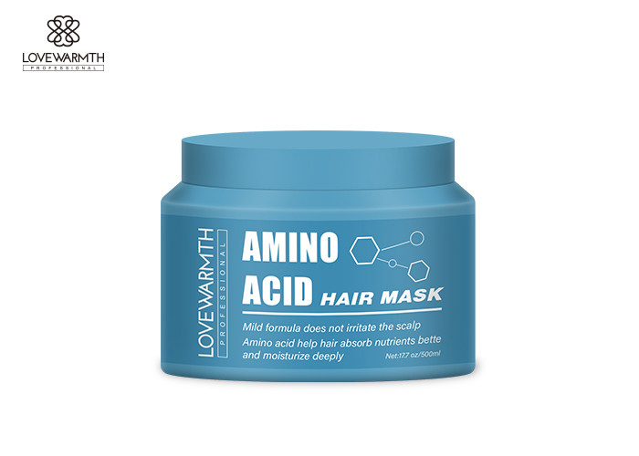 El pelo dañado peso suave de la reparación de la máscara 500g del pelo del aminoácido de la fórmula absorbe los alimentos