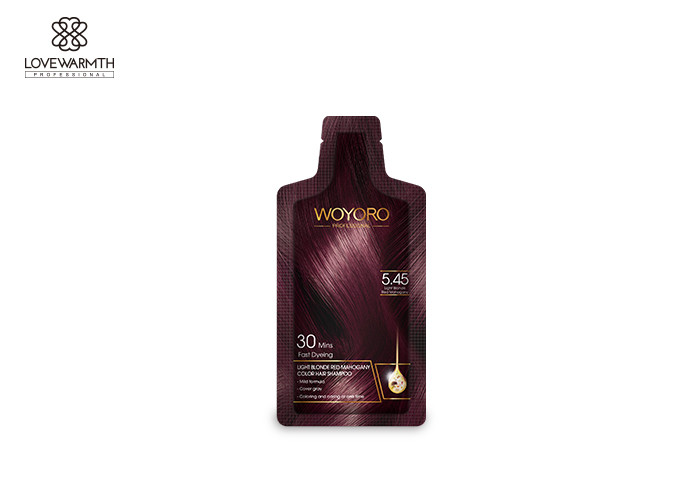 Colorante rápido del champú del color del pelo del aceite del Argan no difícilmente para quitar 15ml * 2 volúmenes