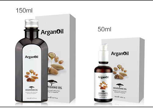 Aceite natural puro del Argan de Marruecos para la alimentación hidratante del cabello seco